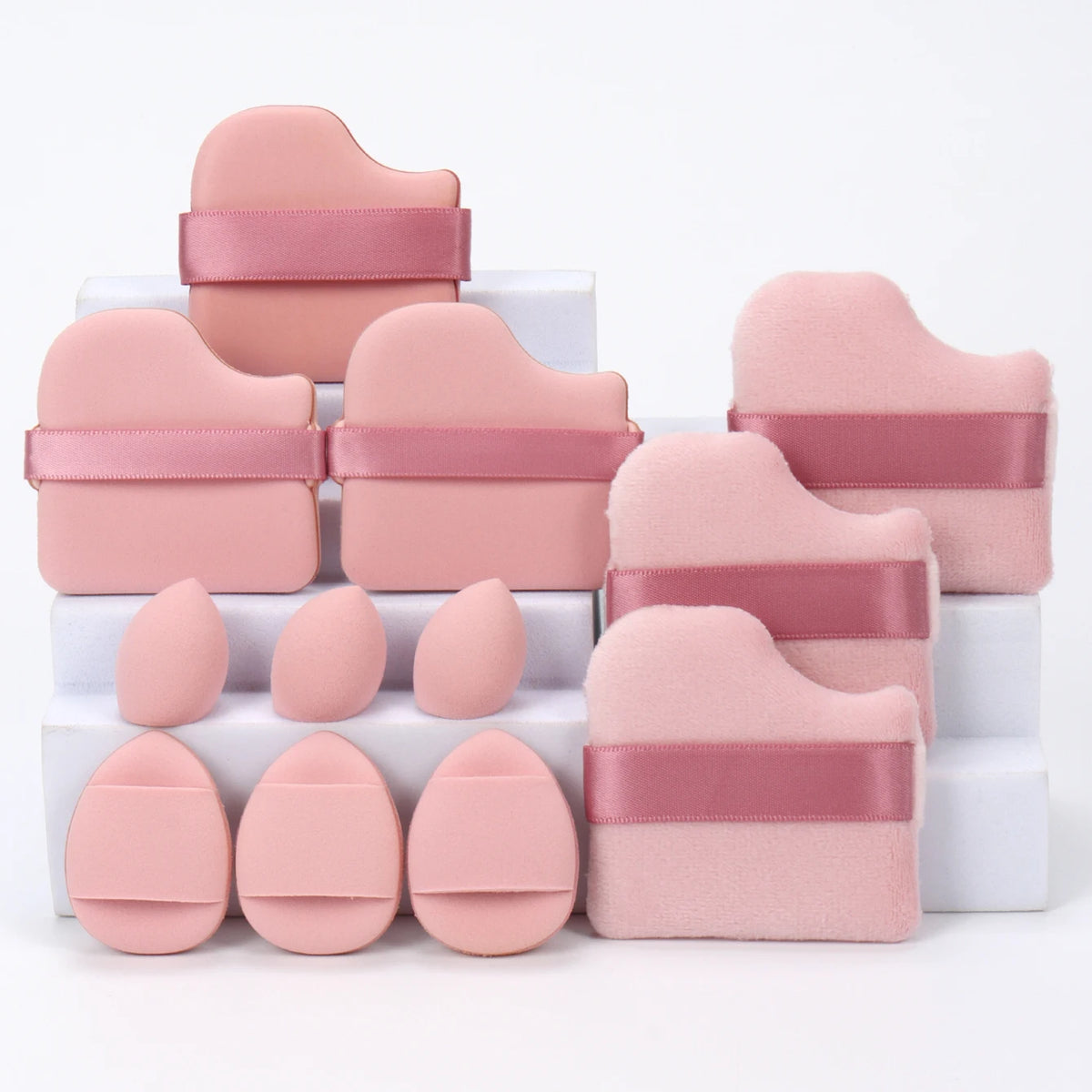 ❀ 12-Piece Makeup Sponge & Puff Set