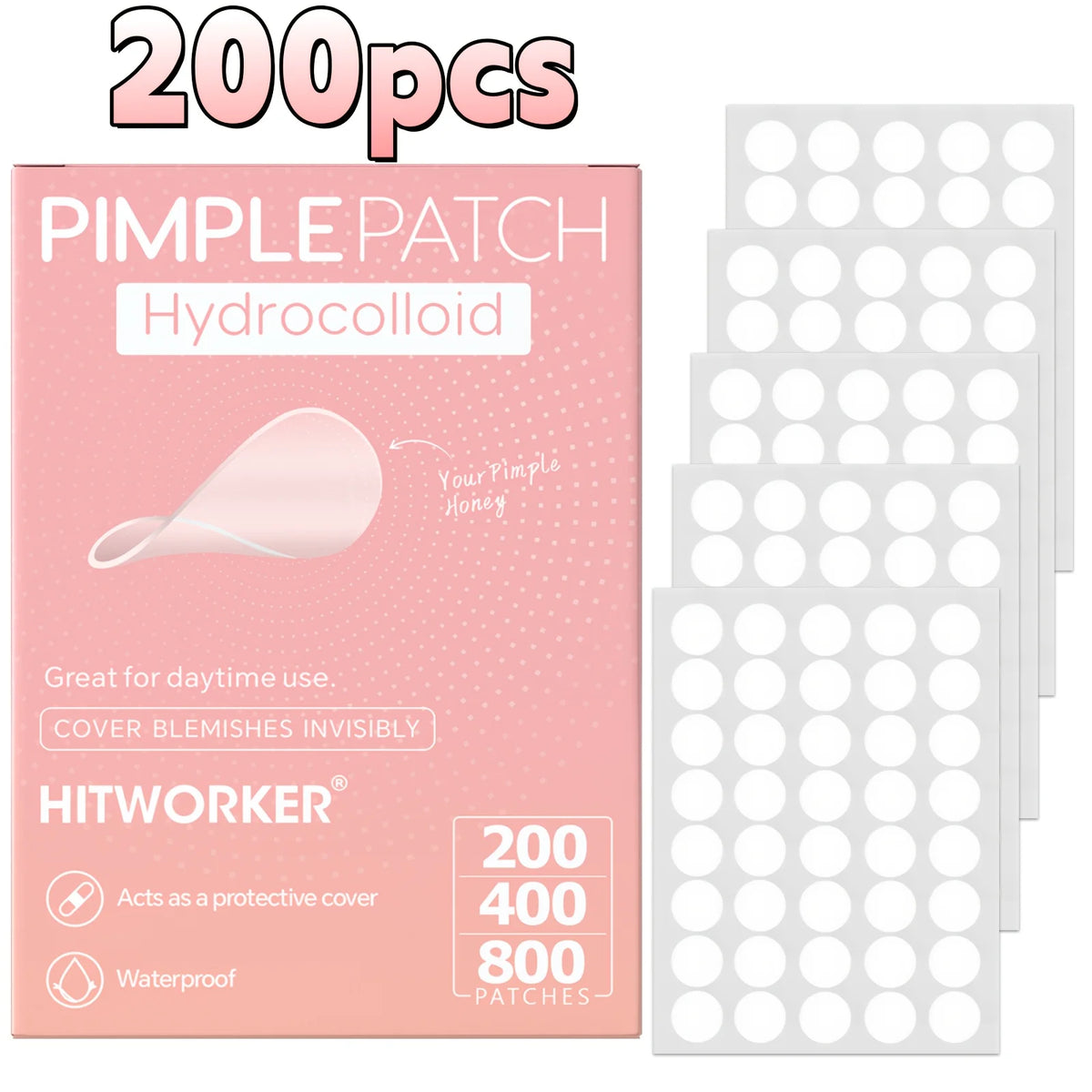 ✧ Hydrocolloid Acne Patches · 800 pcs