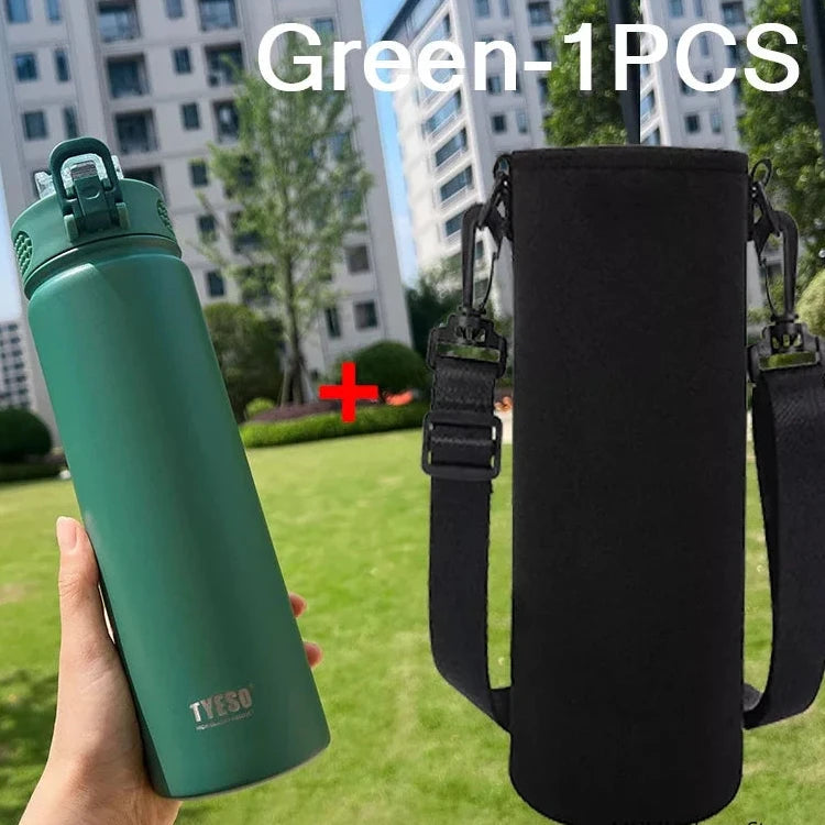 💜 Insulated Stainless Steel Tumbler with Straw — 600ML / 750ML