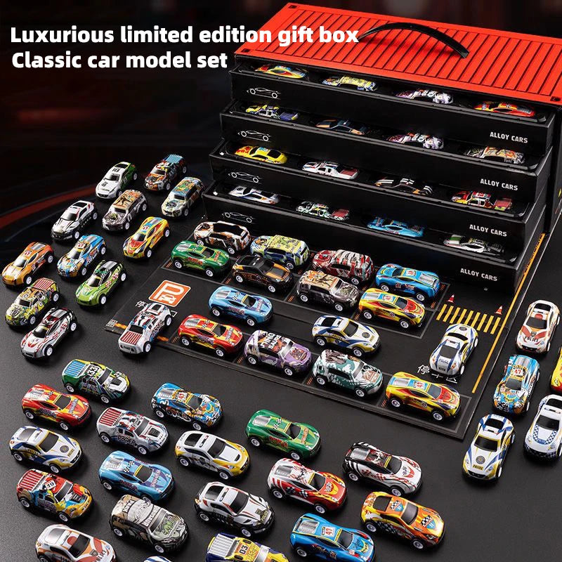 ☆ 48-Piece Toy Car Gift Set