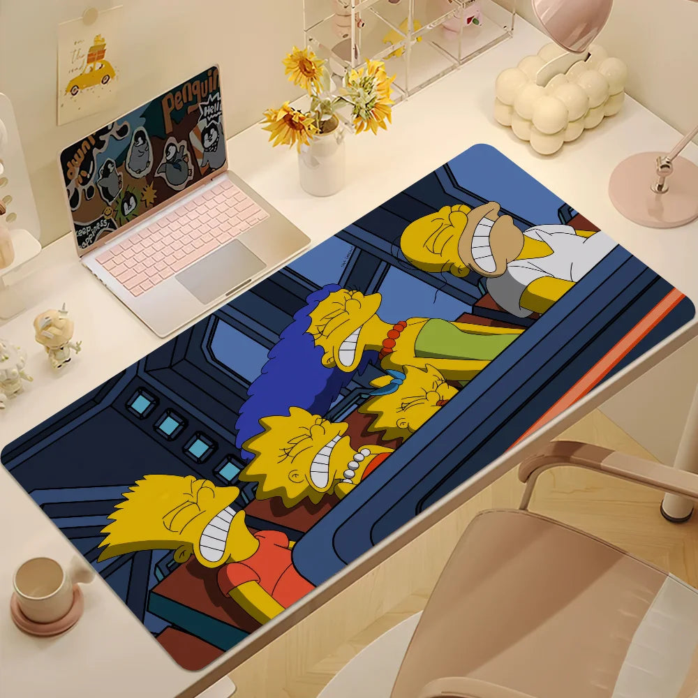 🎮 Cartoon Simpsons Gaming Mouse Pad