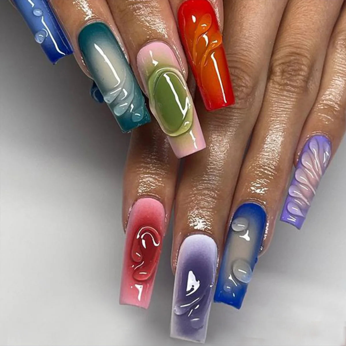✧ Decorative Press-On Nails · 24 Pieces