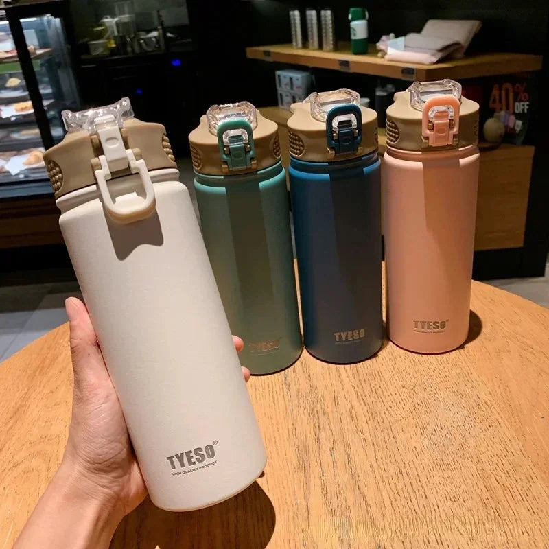 💜 Insulated Stainless Steel Tumbler with Straw — 600ML / 750ML