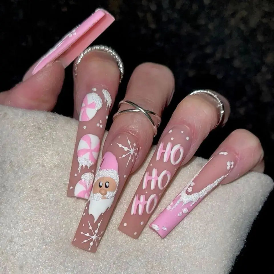 ♡ Glitter & Gothic Press-On Nails · 24 Pieces