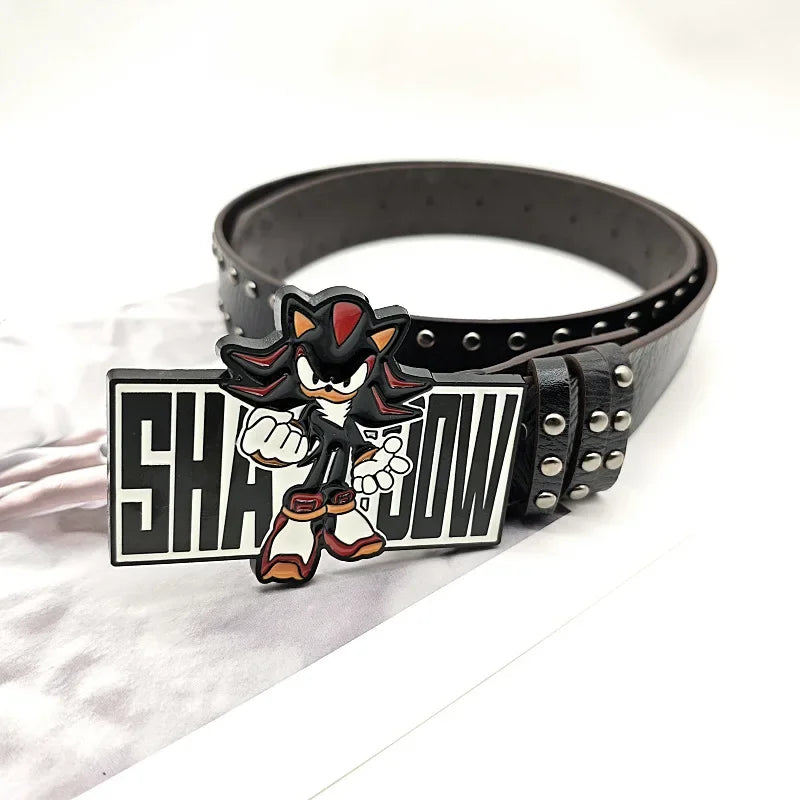 ⚡ Y2K Sonic Boy Studded Belt