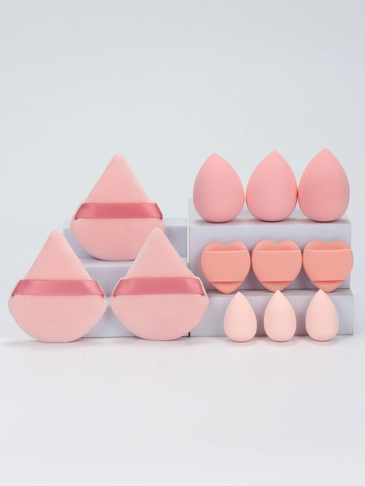 ❀ 12-Piece Makeup Sponge & Puff Set