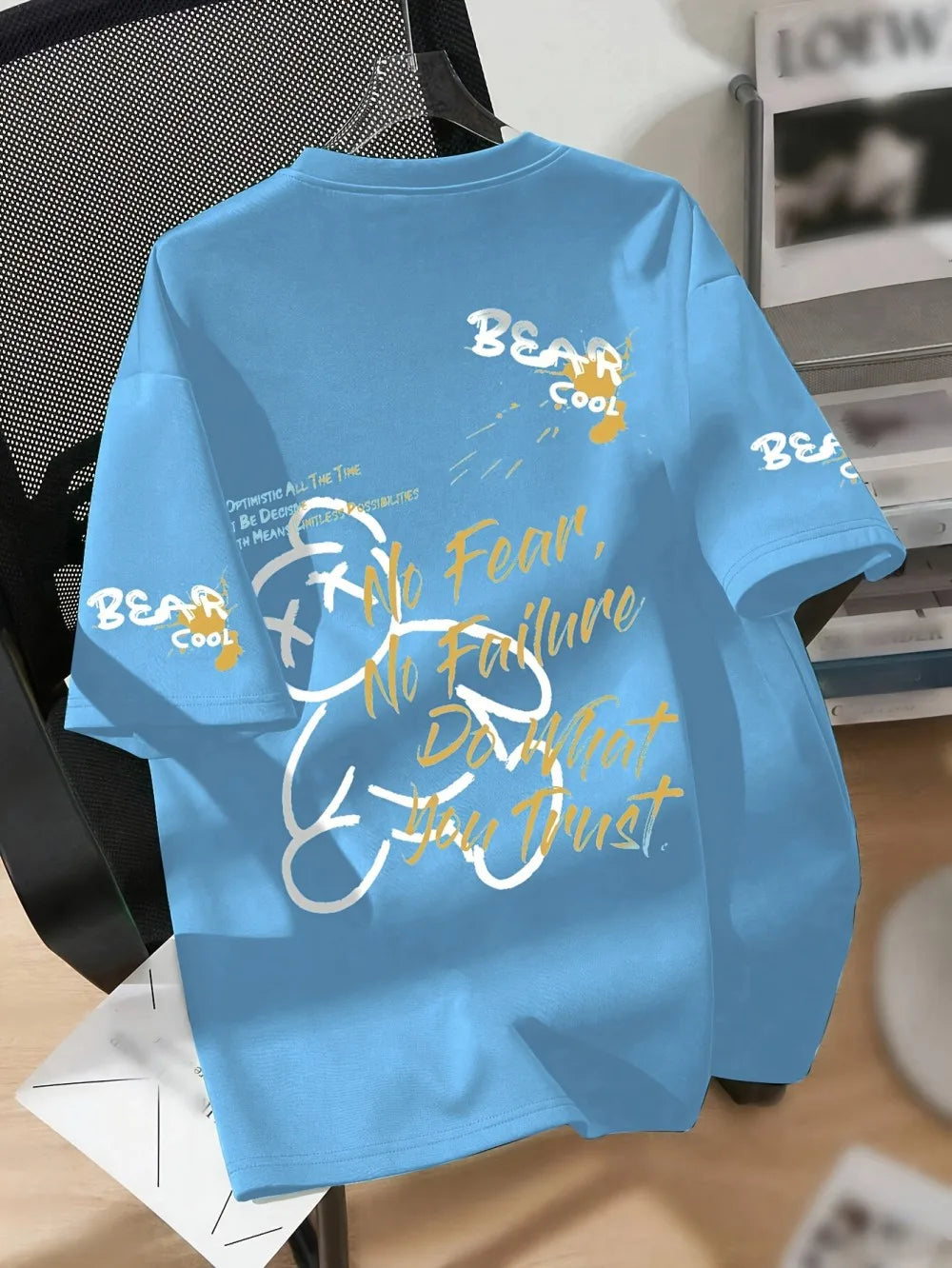 ☻ Men's Cartoon Bear Graphic Tee
