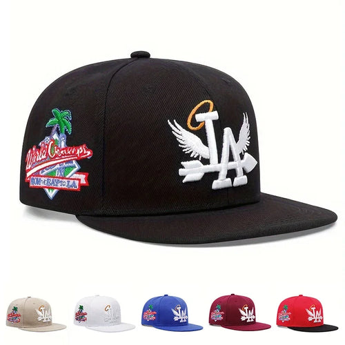 ★ LA Embroidered Snapback Cap