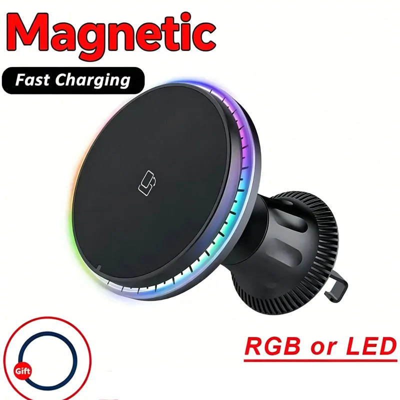 ✧ Magnetic Wireless Car Charger & Mount