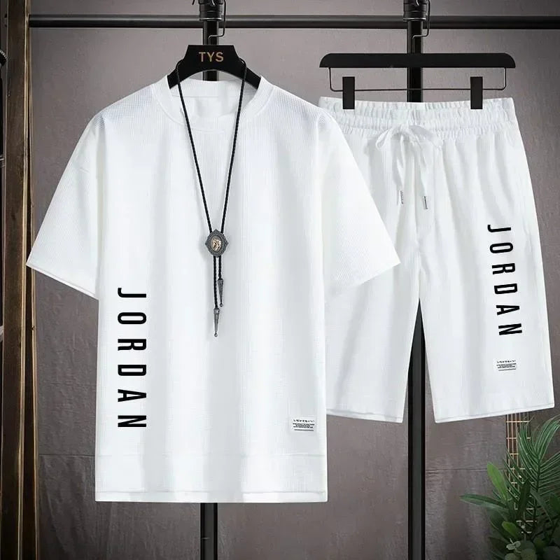 ⚽ Men's Graphic Tee & Shorts Set