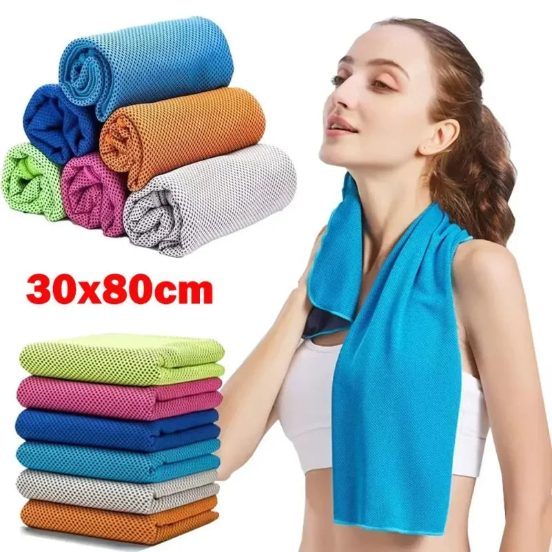 ❄ Quick-Dry Microfiber Cooling Towel