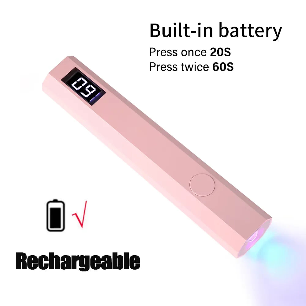 ✧ Mini UV LED Nail Lamp