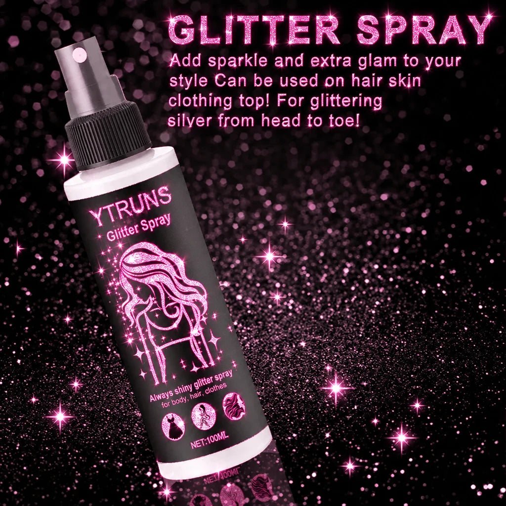 ✦ Body, Hair & Clothing Glitter Spray