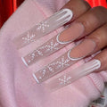 ♡ Glitter & Gothic Press-On Nails · 24 Pieces
