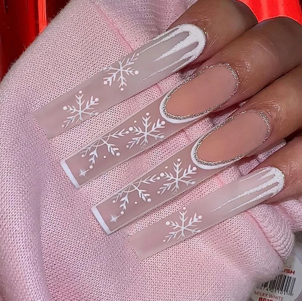 ♡ Glitter & Gothic Press-On Nails · 24 Pieces