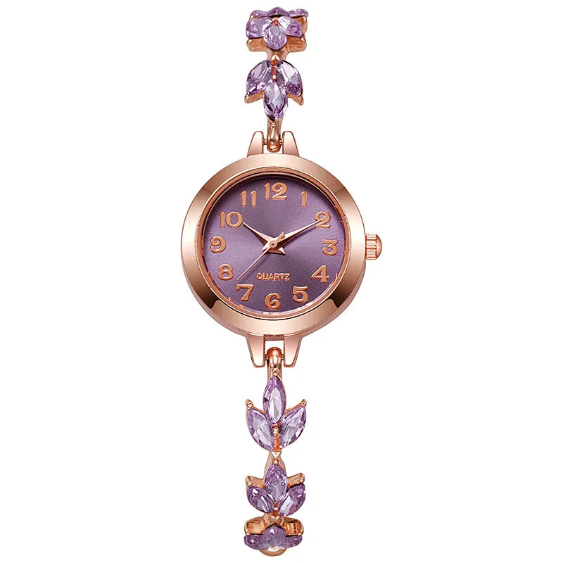 ♡ Rhinestone Bracelet Quartz Watch