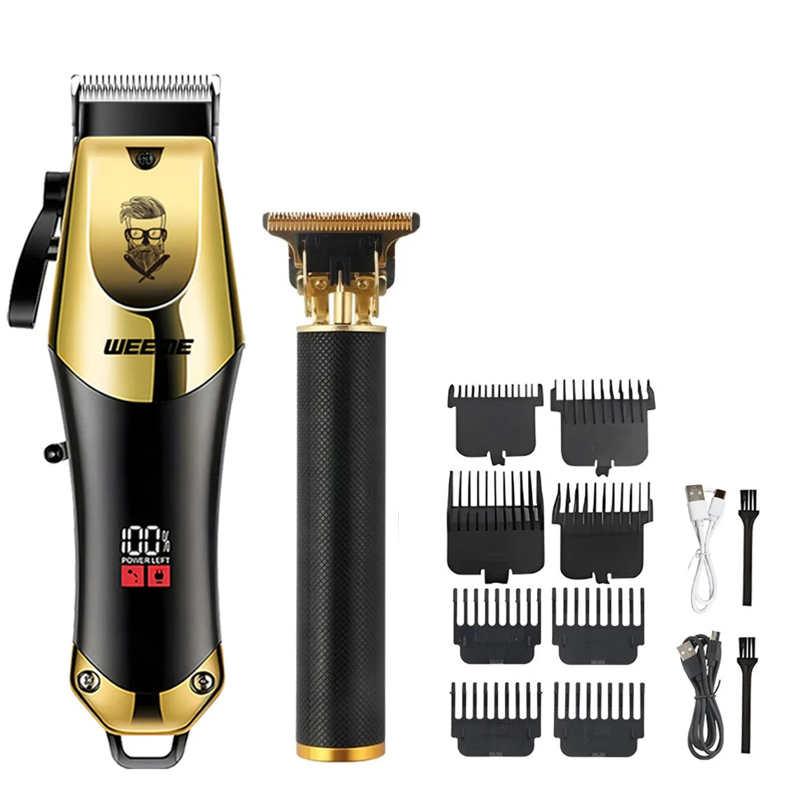 ✦ Rechargeable Hair Trimmer & Grooming Kit