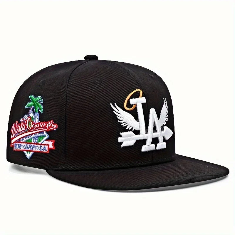 ★ LA Embroidered Snapback Cap
