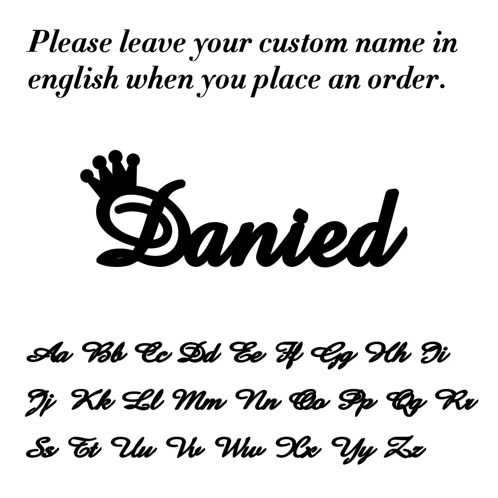 ☆ Custom Name Sparkle Necklace