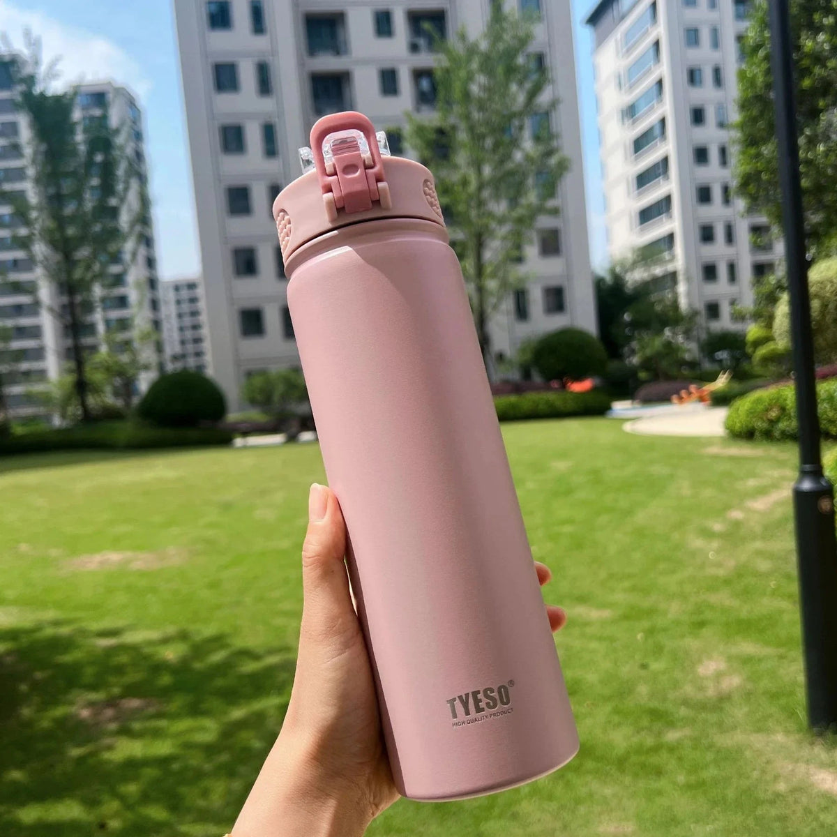 💜 Insulated Stainless Steel Tumbler with Straw — 600ML / 750ML