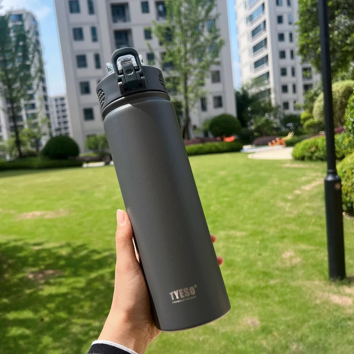💜 Insulated Stainless Steel Tumbler with Straw — 600ML / 750ML