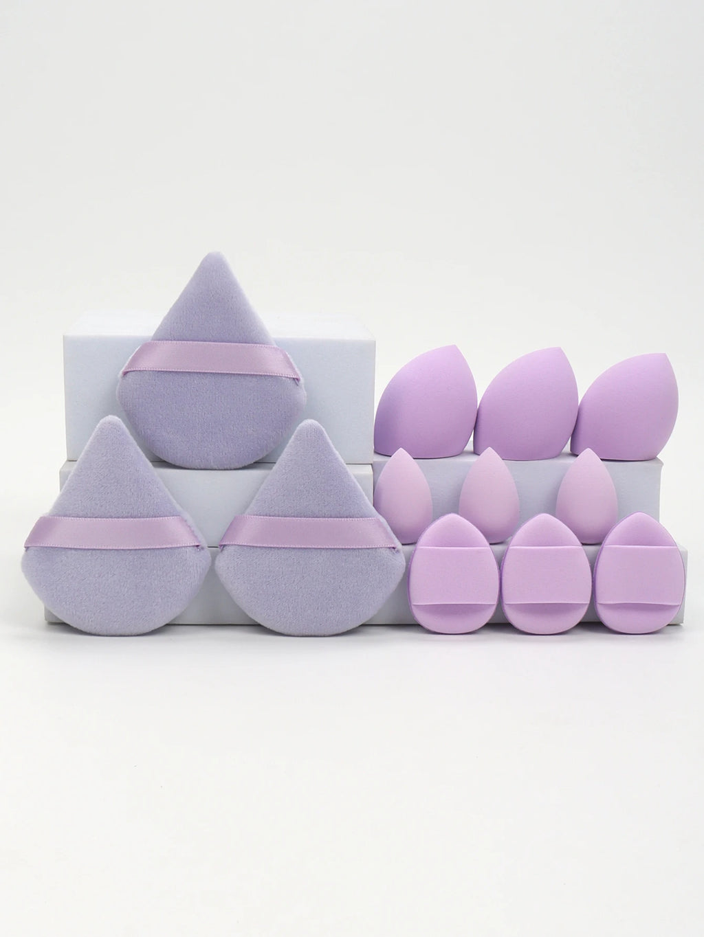 ❀ 12-Piece Makeup Sponge & Puff Set