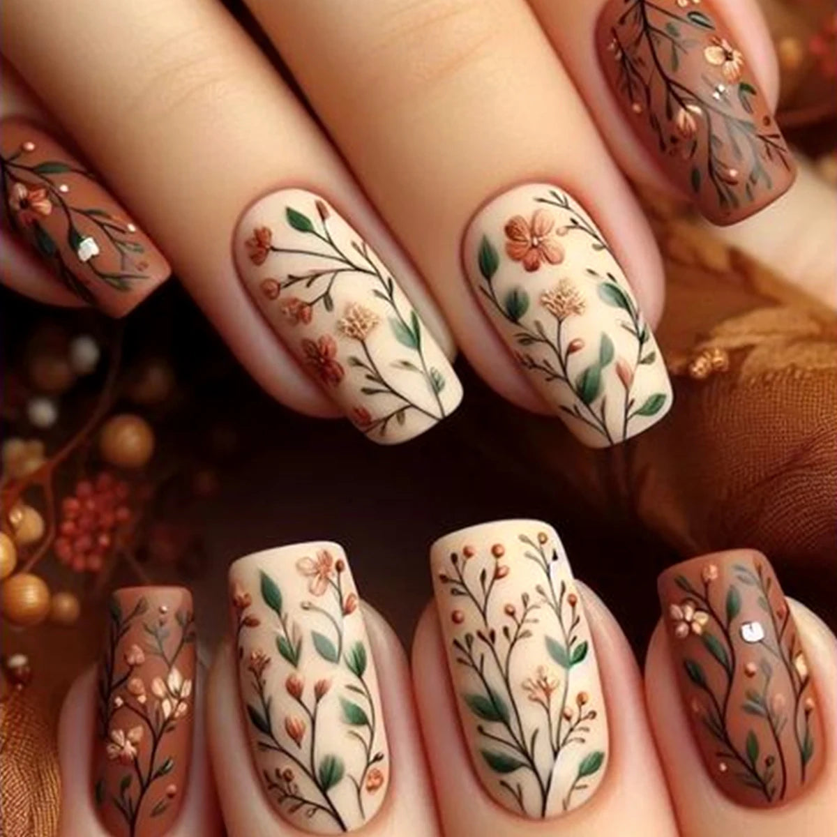 ✧ Decorative Press-On Nails · 24 Pieces
