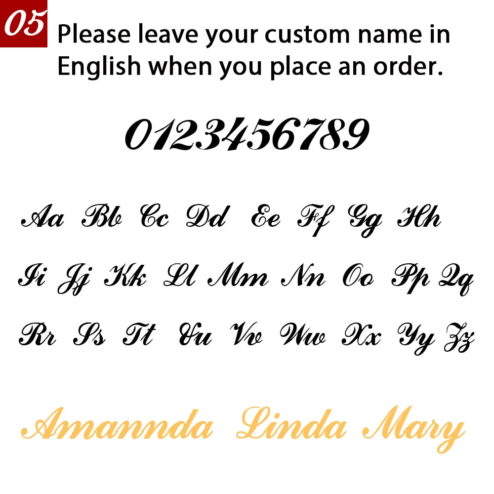 ☆ Custom Name Sparkle Necklace